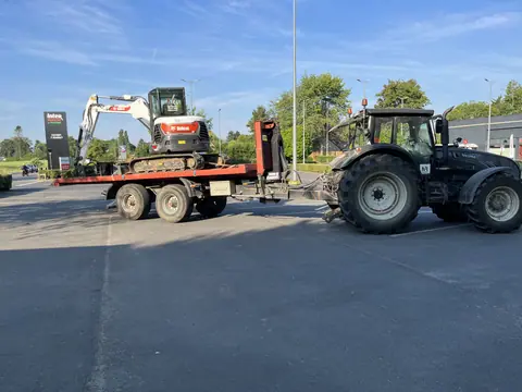 Transport du matériel sur chantier