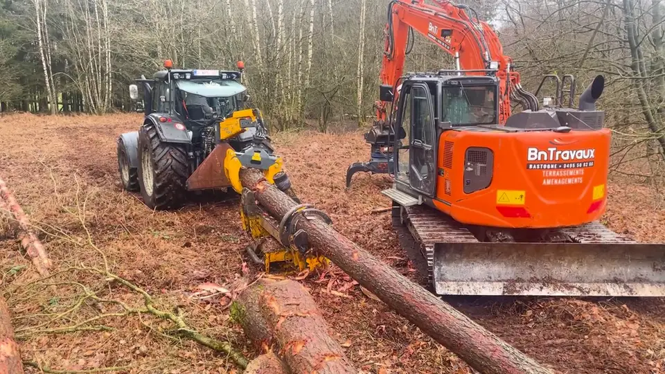 Vidéo : Débardage en forêt